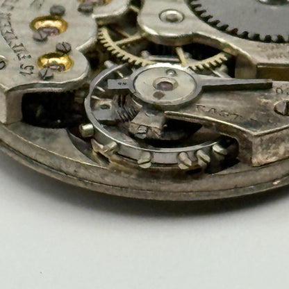 Possibly Movado Watch Movement Manual Wind Vintage Swiss Parts Repair 24.3mm