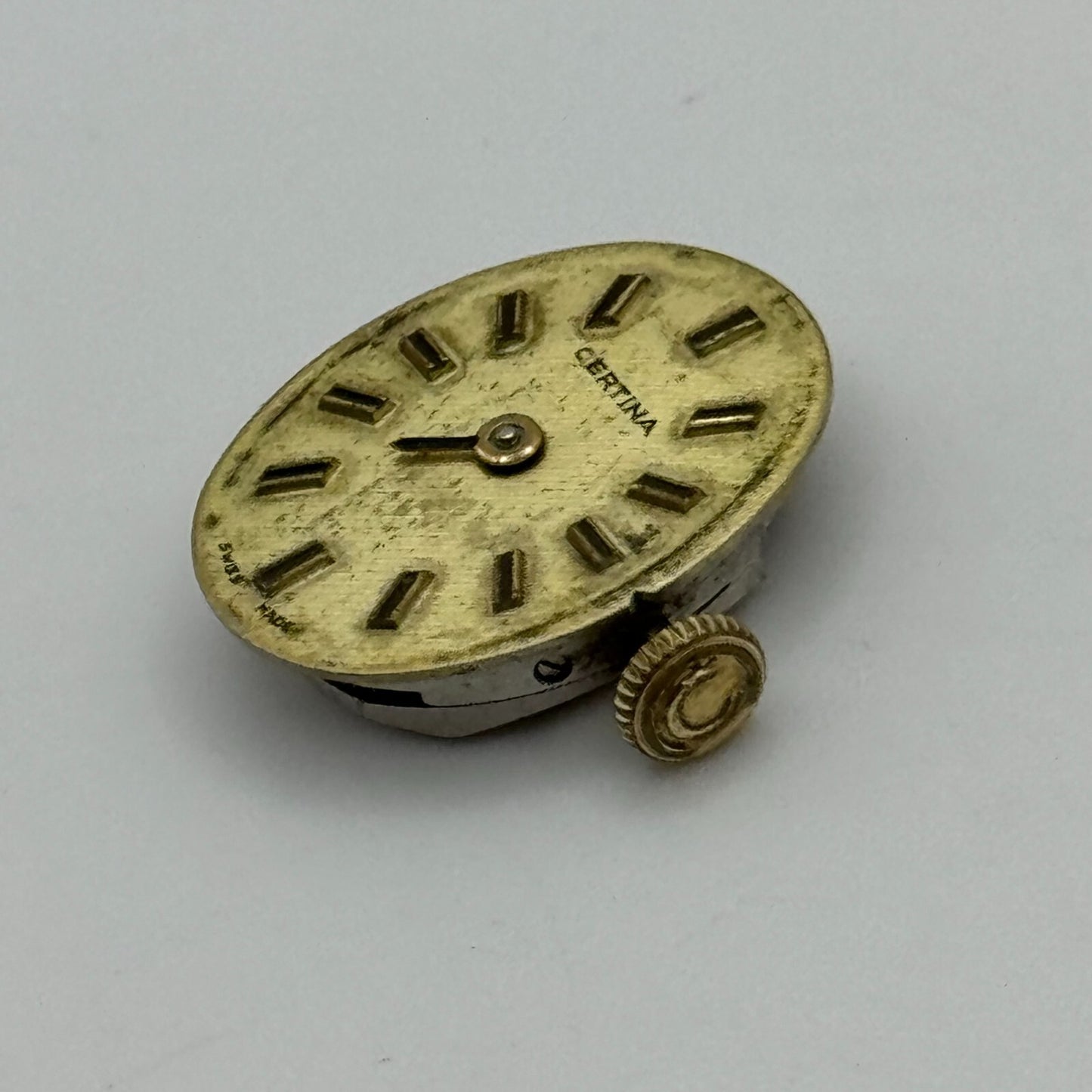 13mm Ladies Certina 13-20 Balance Ok Manual Wind 17 Jewels Watch Movement PARTS