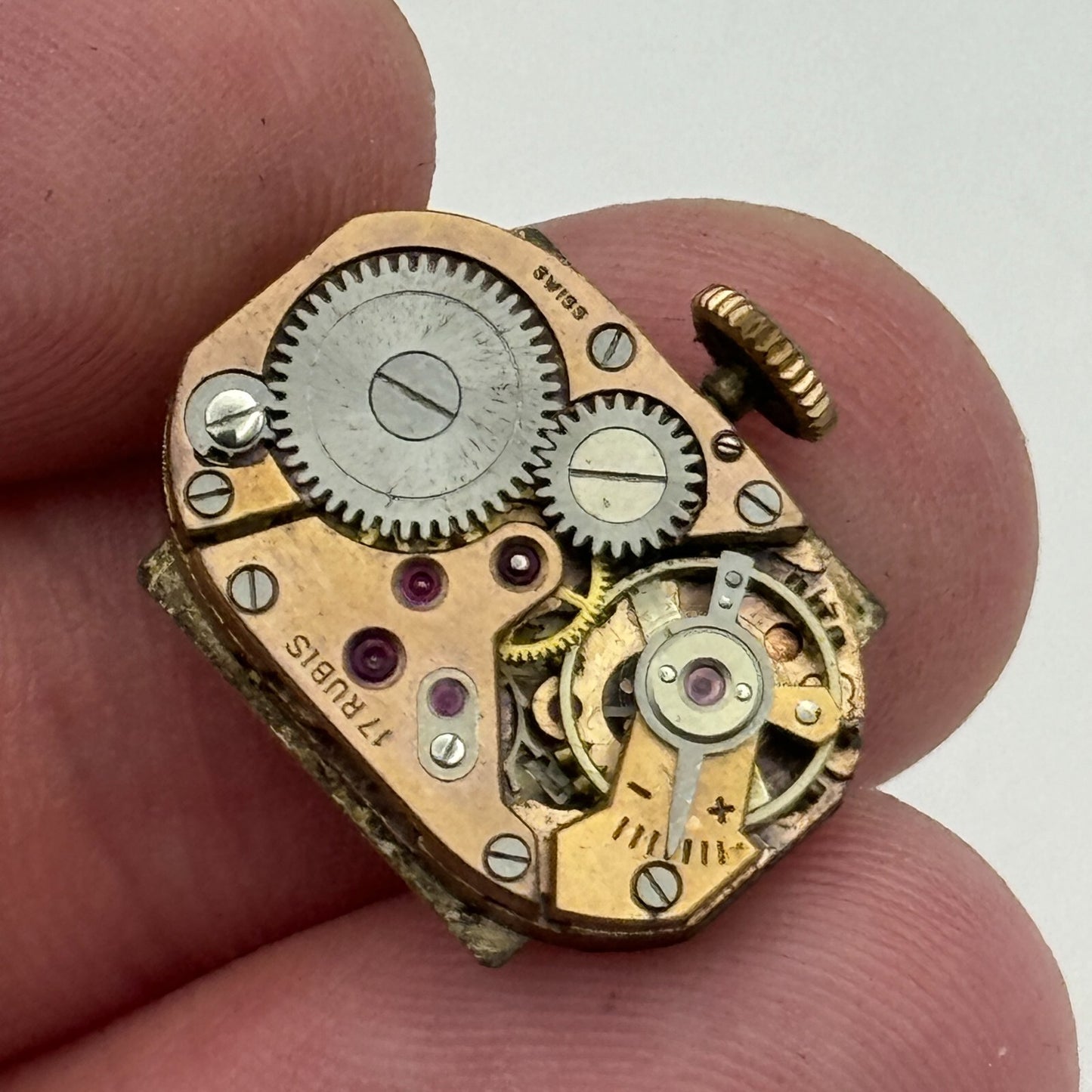 13mm Ladies Running Nigedo Unitas UT 521 Manual Wind Swiss Watch Movement PARTS
