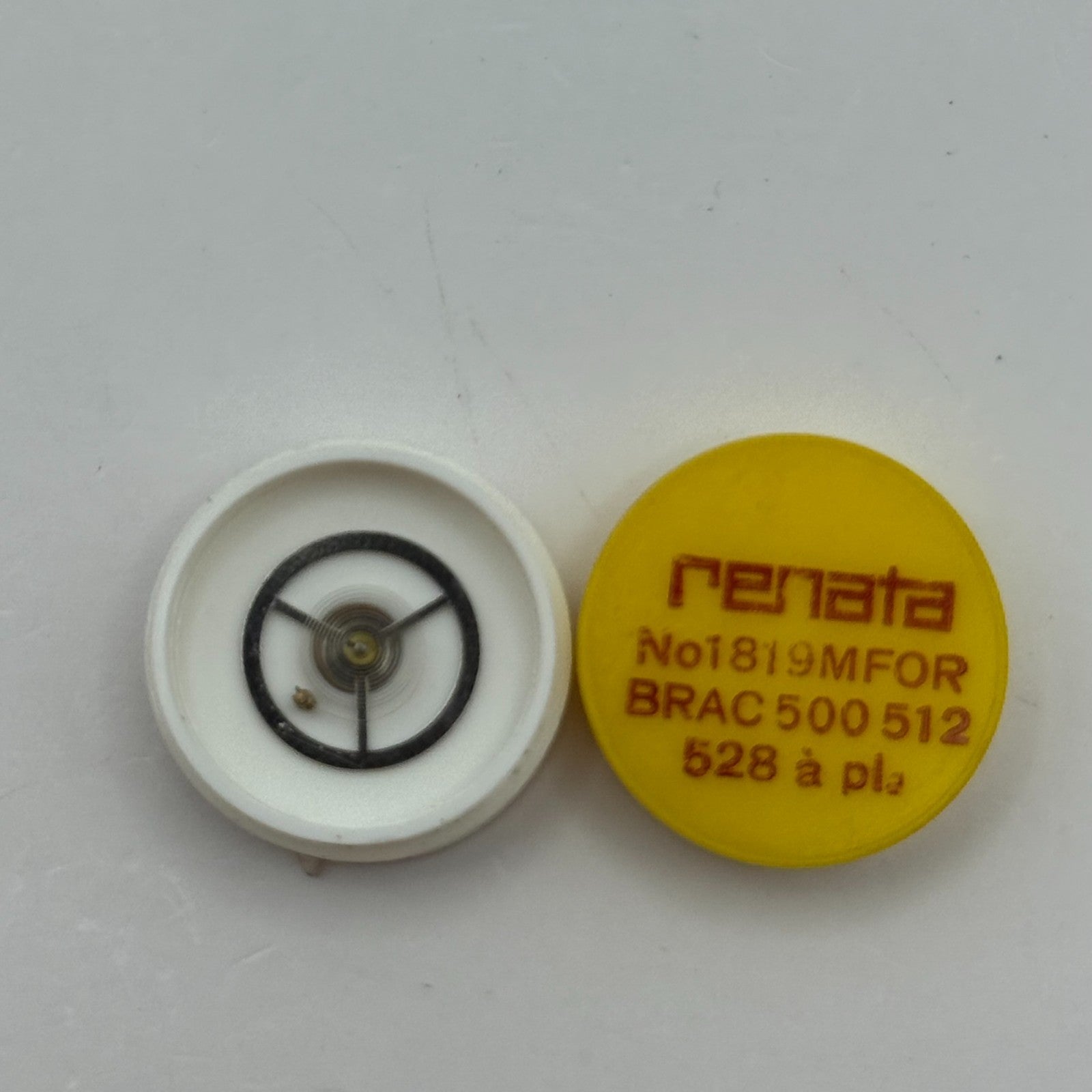 Brac 500 512 528 Balance Wheel Complete And Spring 1819 M Watch Movement Parts