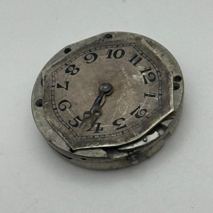 20.1mm Ladies Possibly Movado Art Deco Manual Wind Swiss Watch Movement PARTS