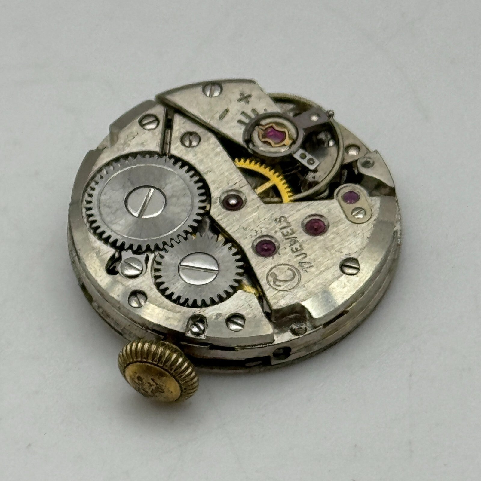 19.6mm Majex UT Unitas 6360 Runs Shortly Manual Wind Swiss Watch Movement PARTS