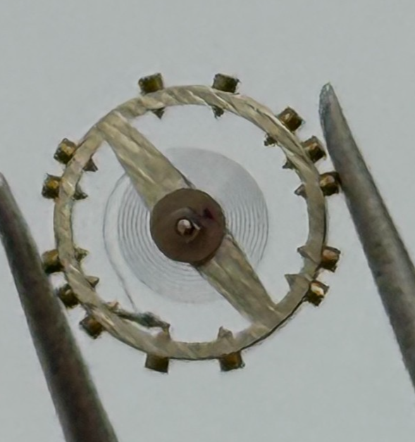 FEF 430 6600 Balance Wheel Complete And Spring 943 M Watch Movement Parts NOS