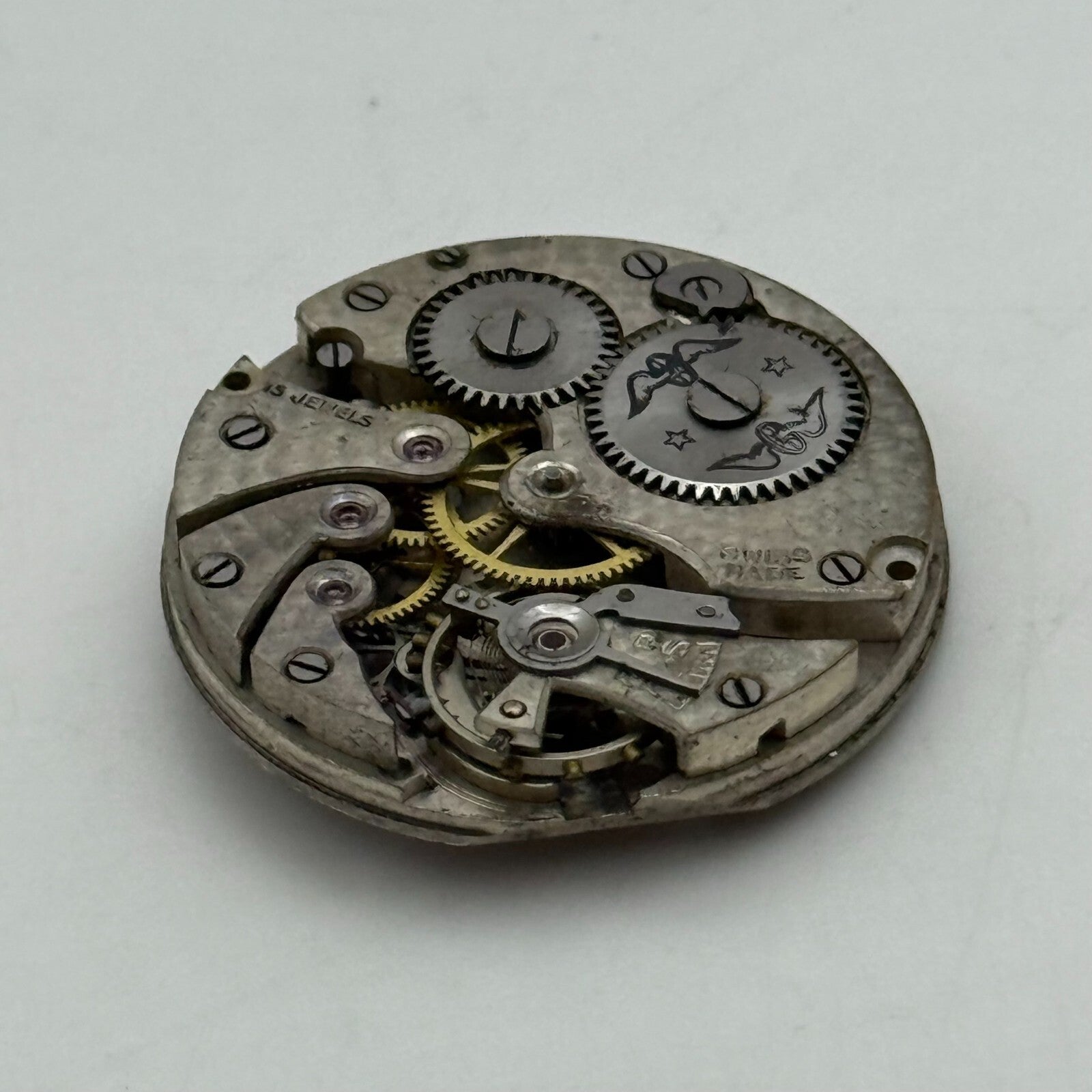26.7mm Vintage AS 554 Balance Ok Trench Manual Wind Watch Movement PARTS REPAIR