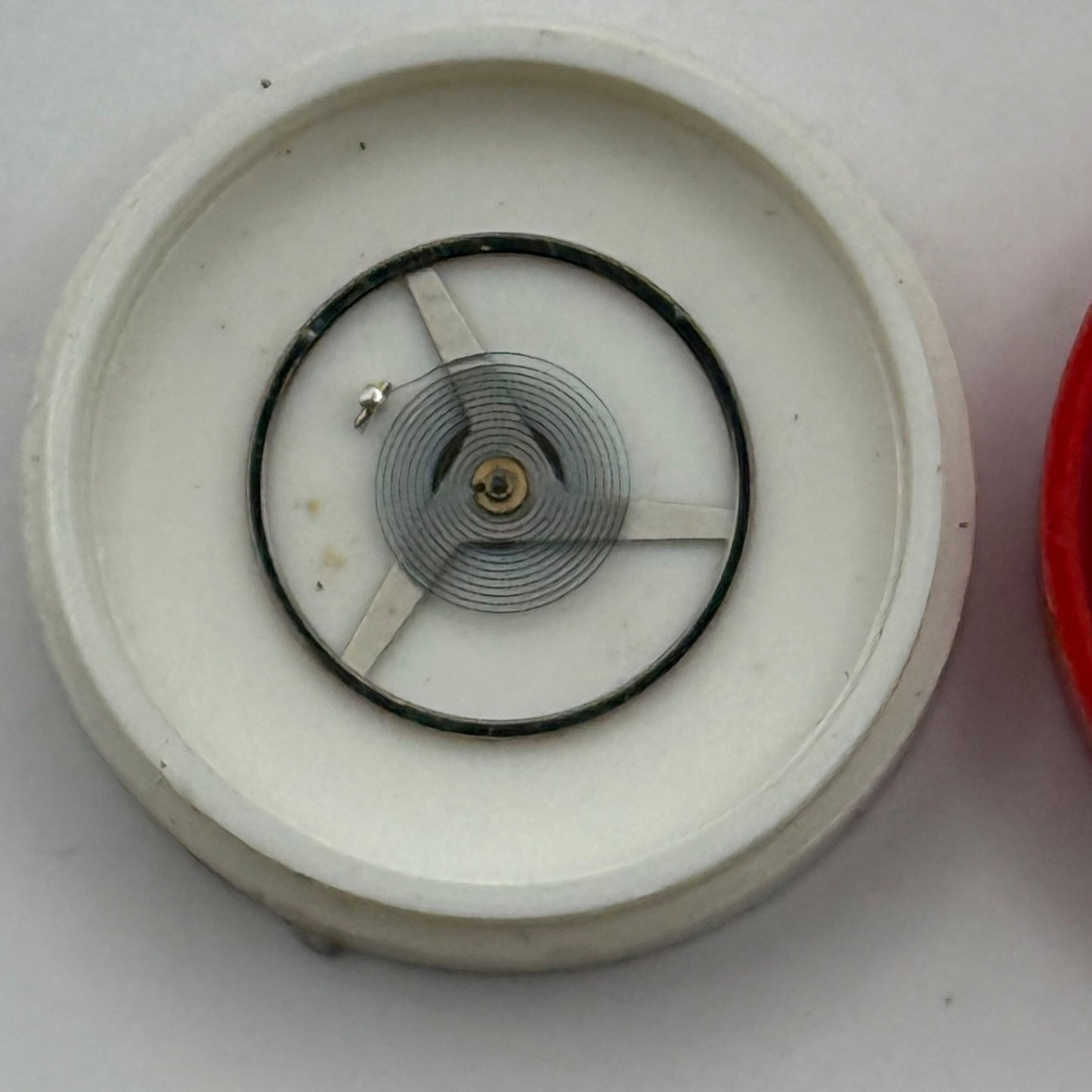 Peseux 220 Balance Wheel Complete And Spring 8 3/4''' 282 M Watch Movement Parts