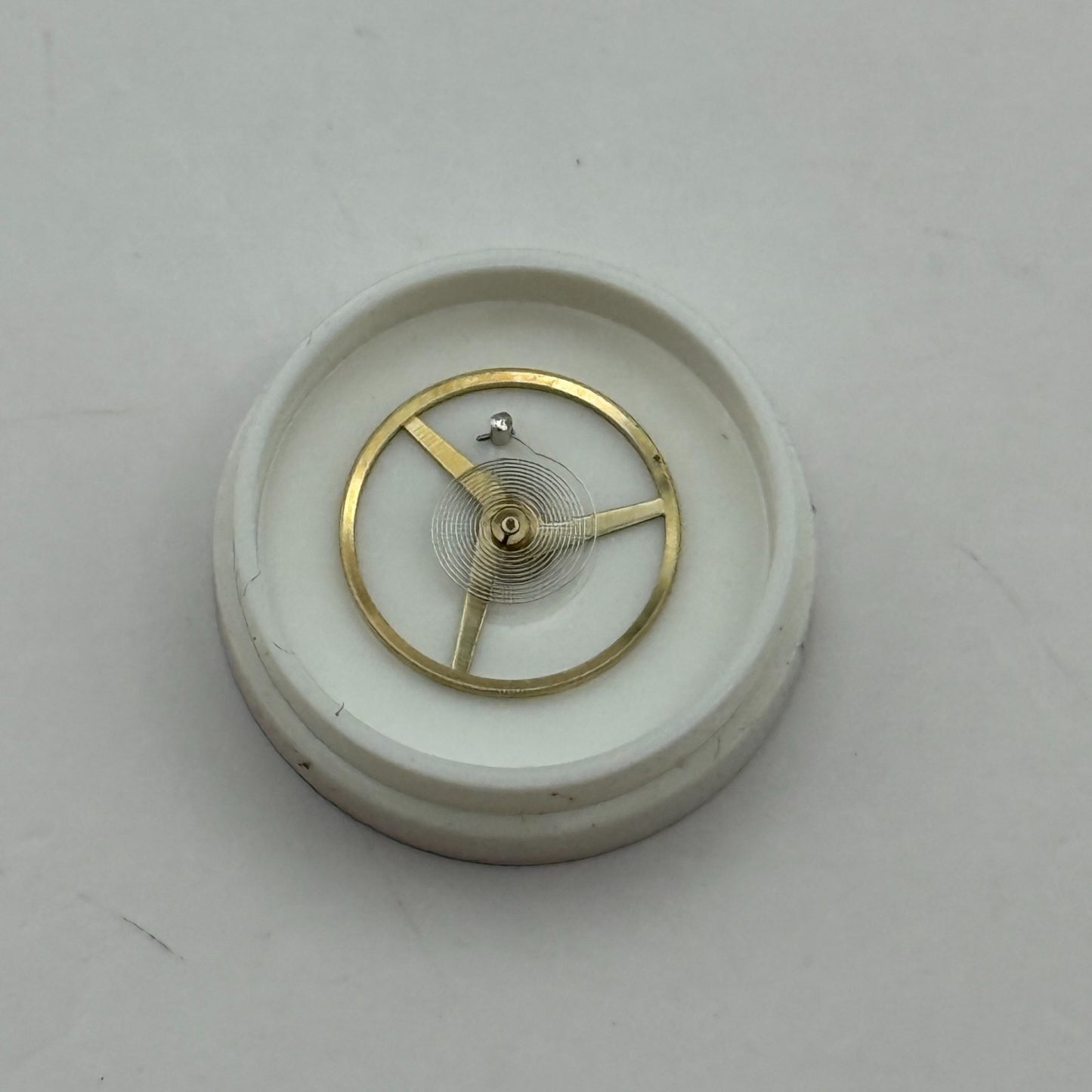 Felsa 4000 4010 Balance Wheel Complete And Spring 1435 M Watch Movement Parts 