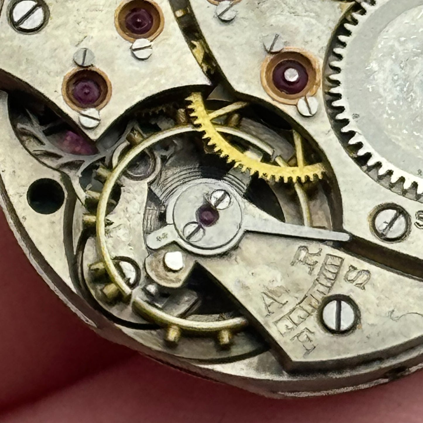 23.6mm Running Unidentified High Grade Trench Watch Movement Manual Wind PARTS