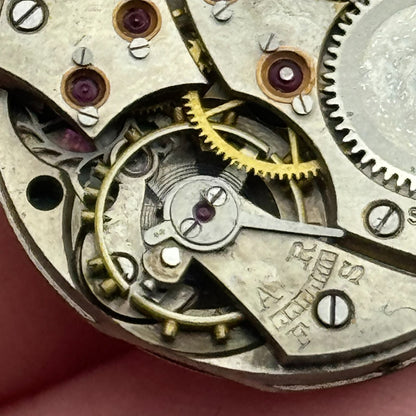 23.6mm Running Unidentified High Grade Trench Watch Movement Manual Wind PARTS