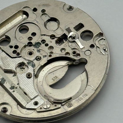 ETA 555.115 Quartz Watch Movement Vintage Swiss Parts Repair Spares 26.1mm