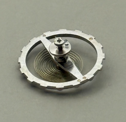 Ebosa 23 Balance Wheel Complete And Spring  11½’’’ 125 Watch Movement Parts NOS