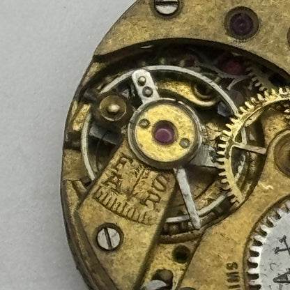 23.6mm Audax W.J.H. ETA 15 Jewels Balance Ok Manual Wind Watch Movement PARTS