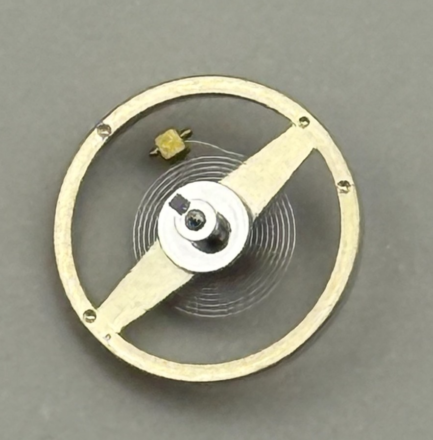 Ebosa 86 87 Balance Wheel Complete And Spring 8¾’’’  1249 Watch Movement Parts