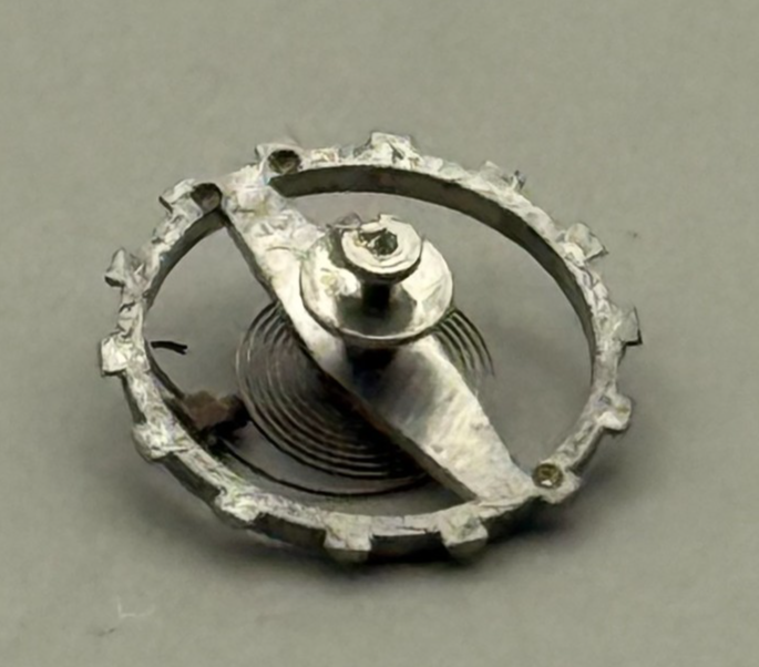EB 1225 Balance Wheel Complete And Spring 5¼’’’ PL 112 M Watch Movement Parts