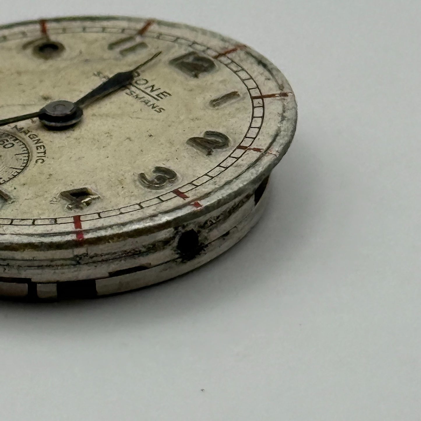 FHF 70 Rone Sportsmans 1046 Watch Movement Manual Wind Vintage Parts 23.5mm