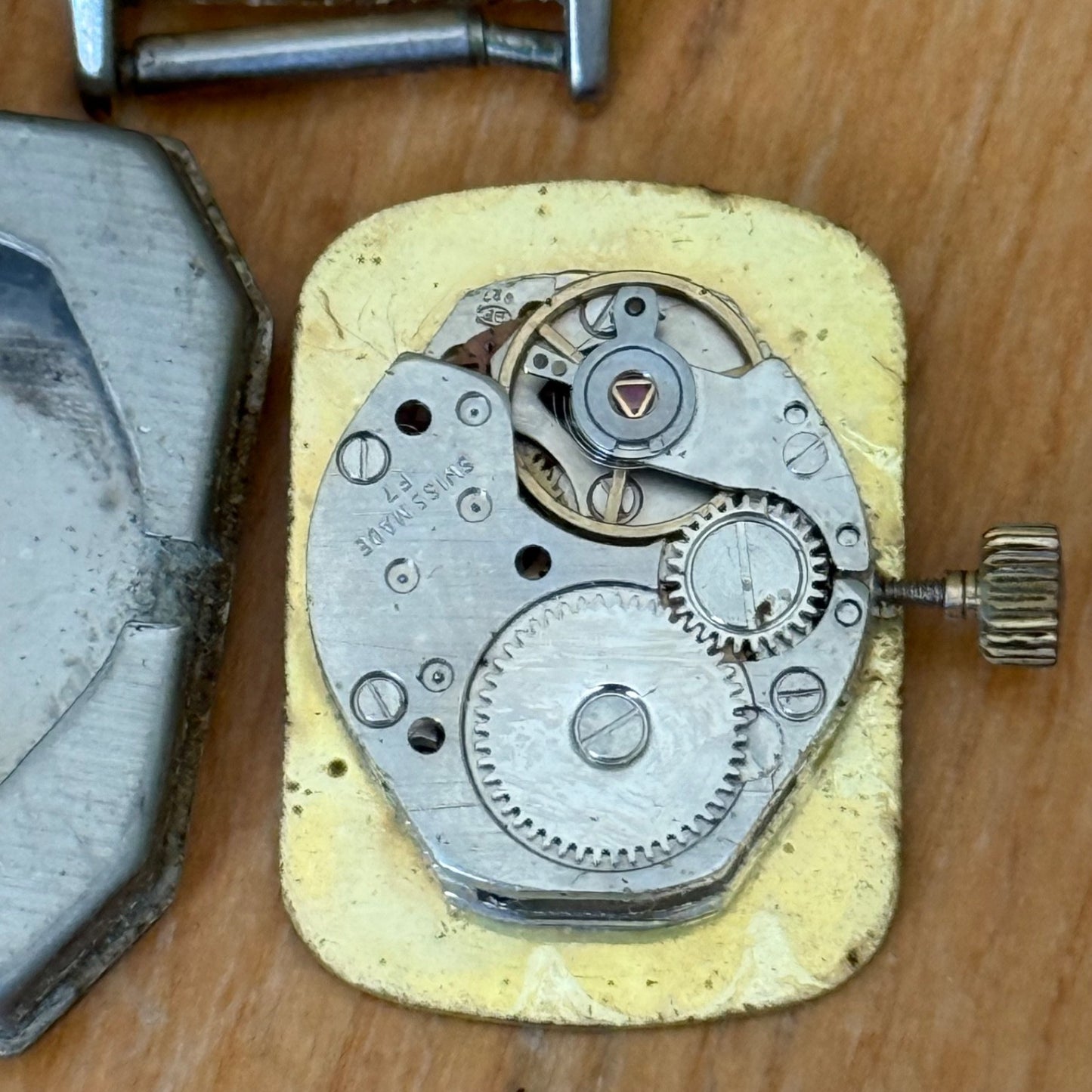 21mm Vintage Ingersoll BFG 927 Art Deco Style Swiss Manual Wind Watch FOR PARTS