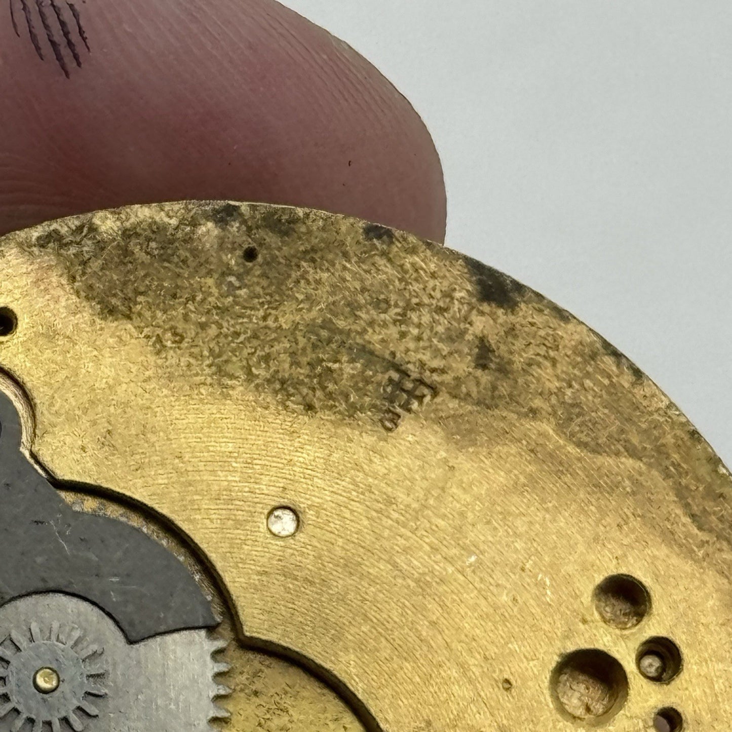 42.9mm Very Rare FHF Cal 3 Vintage Pocket Watch Movement PARTS REPAIR SPARES