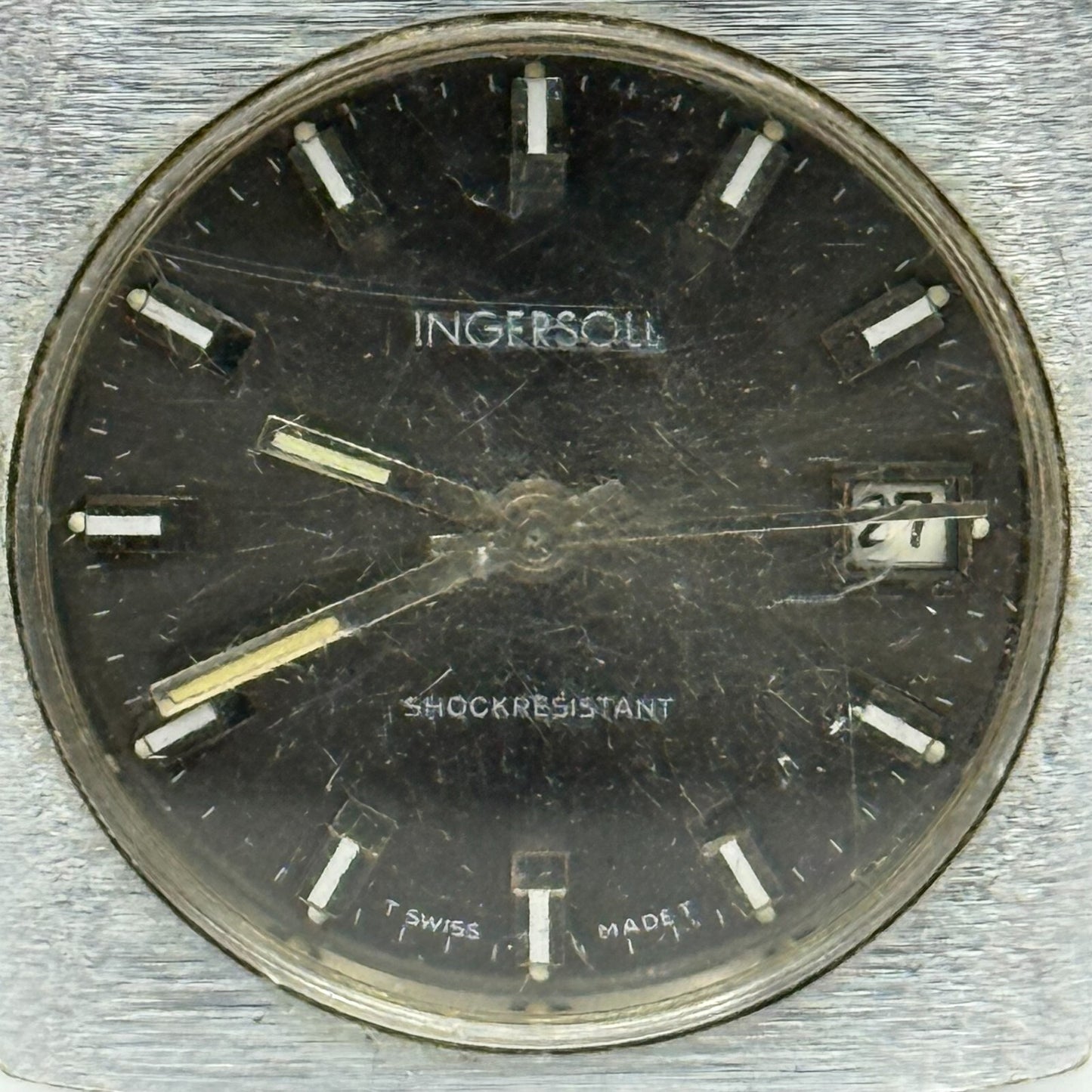 33mm Men’s Vintage Ingersoll Sea Lion Ronda RL 1215-21 Swiss Watch PARTS