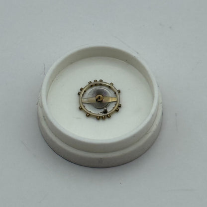 FHF 159 Balance Wheel Complete And Spring 3-10''' 190 M Watch Movement Parts 