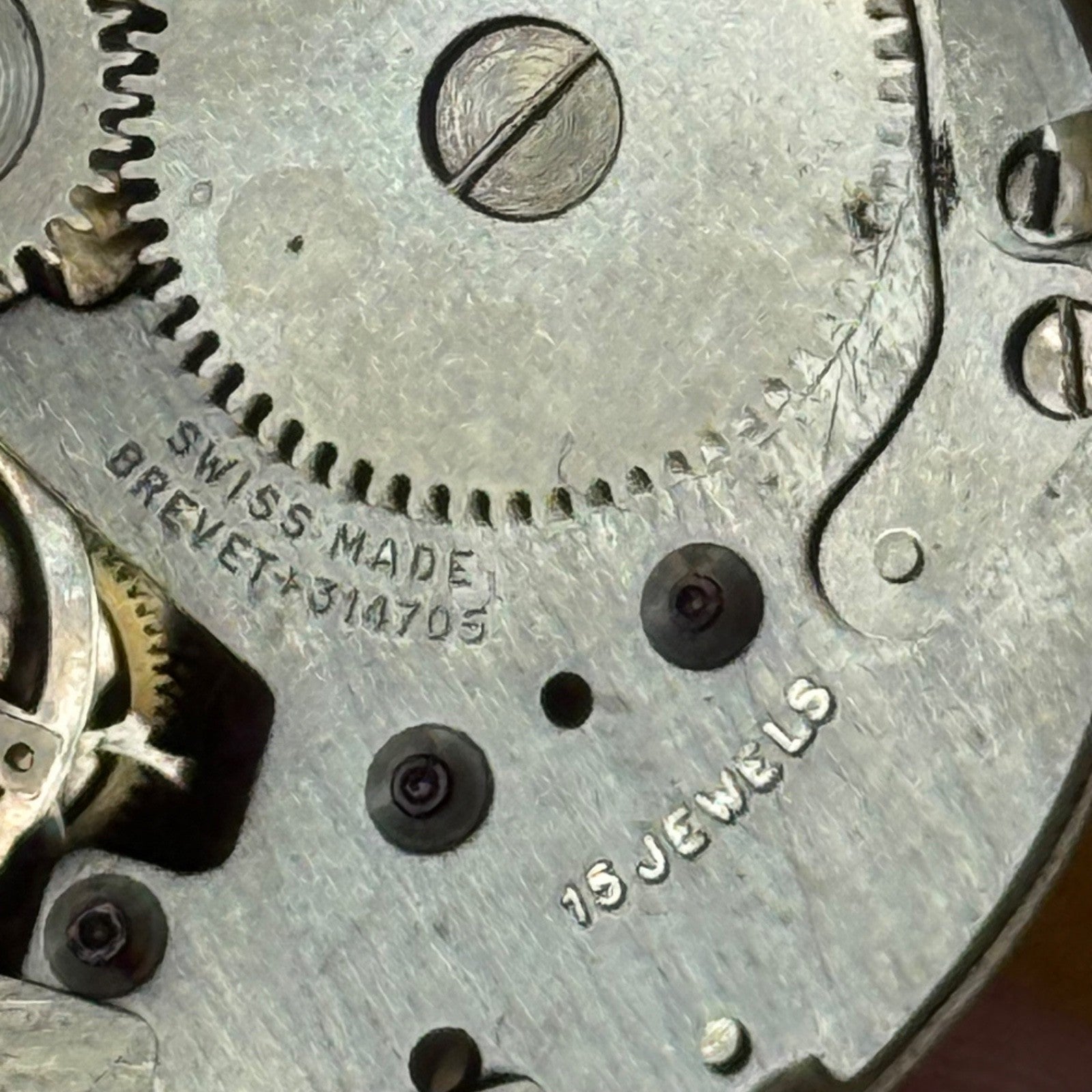 34mm Allenby Helsa Finest Mainspring Brevete 314705 Vintage Manual Watch PARTS