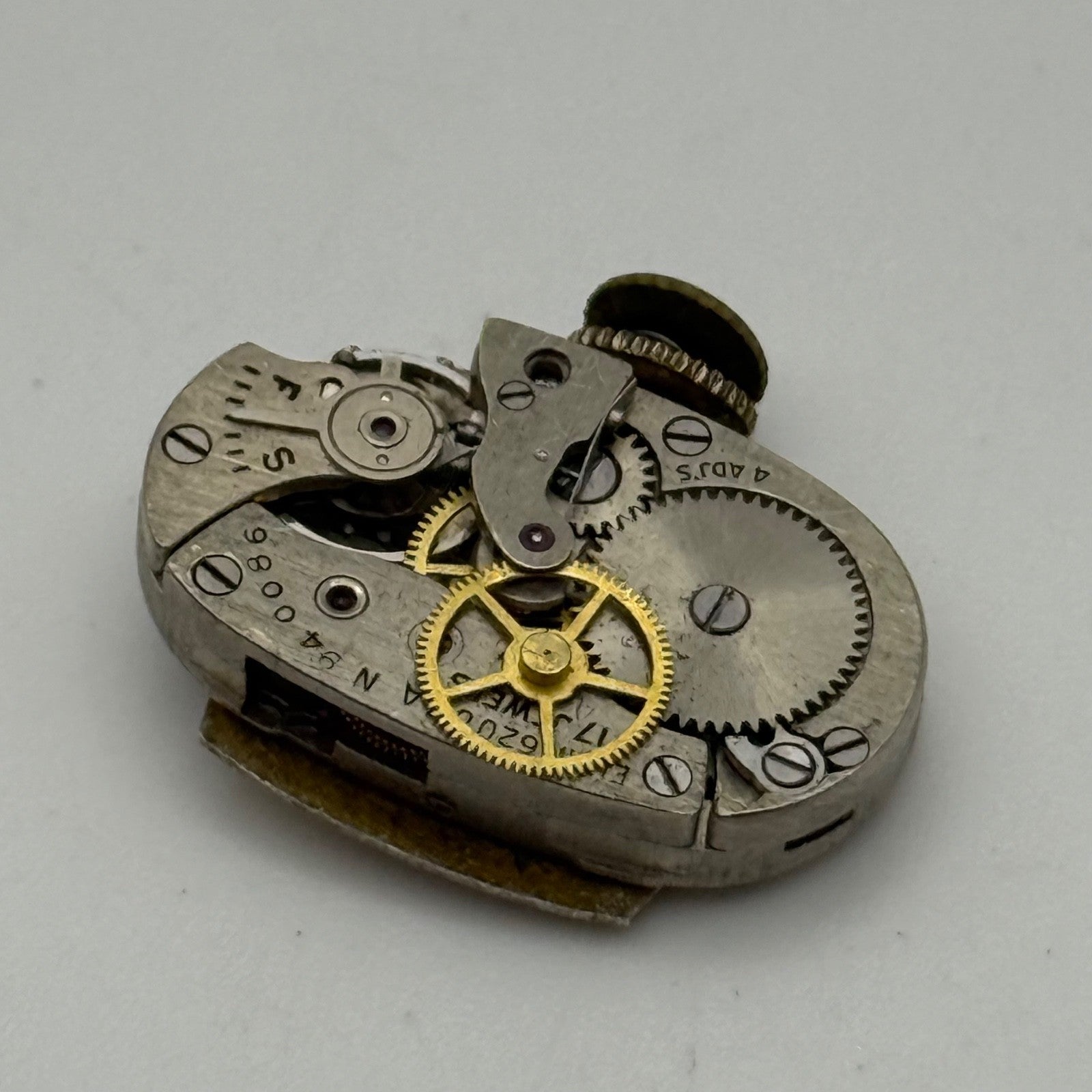 Elgin Grade 620 Watch Movement De Luxe Sweep Seconds 1951 21/0s American Parts