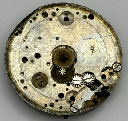 23.6mm Men's Unidentified Antique Cylinder Swiss Manual Wind Watch Movement PART