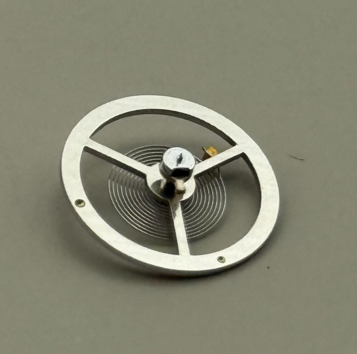 Brac 500 Balance Wheel Complete And Spring  696 Watch Movement Parts NOS