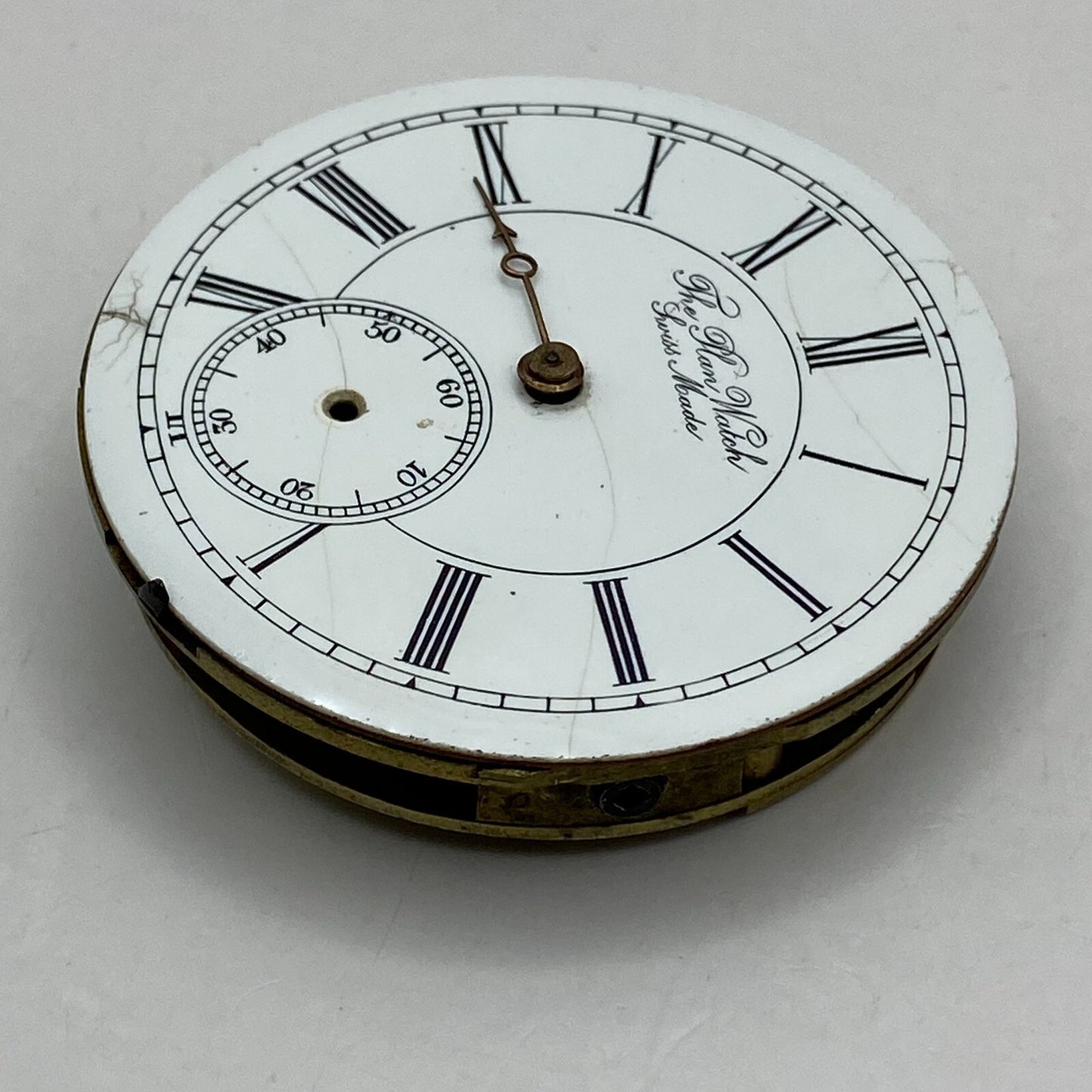 45.6mm Antique The Plan Watch Swiss Made Pocket Watch Movement PARTS REPAIR