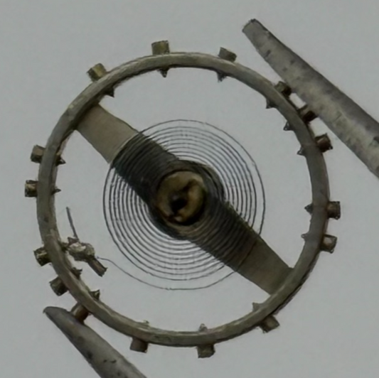 ETA 411 Balance Complete 6 3/4''' Renata Watch Movement Parts Vintage NOS