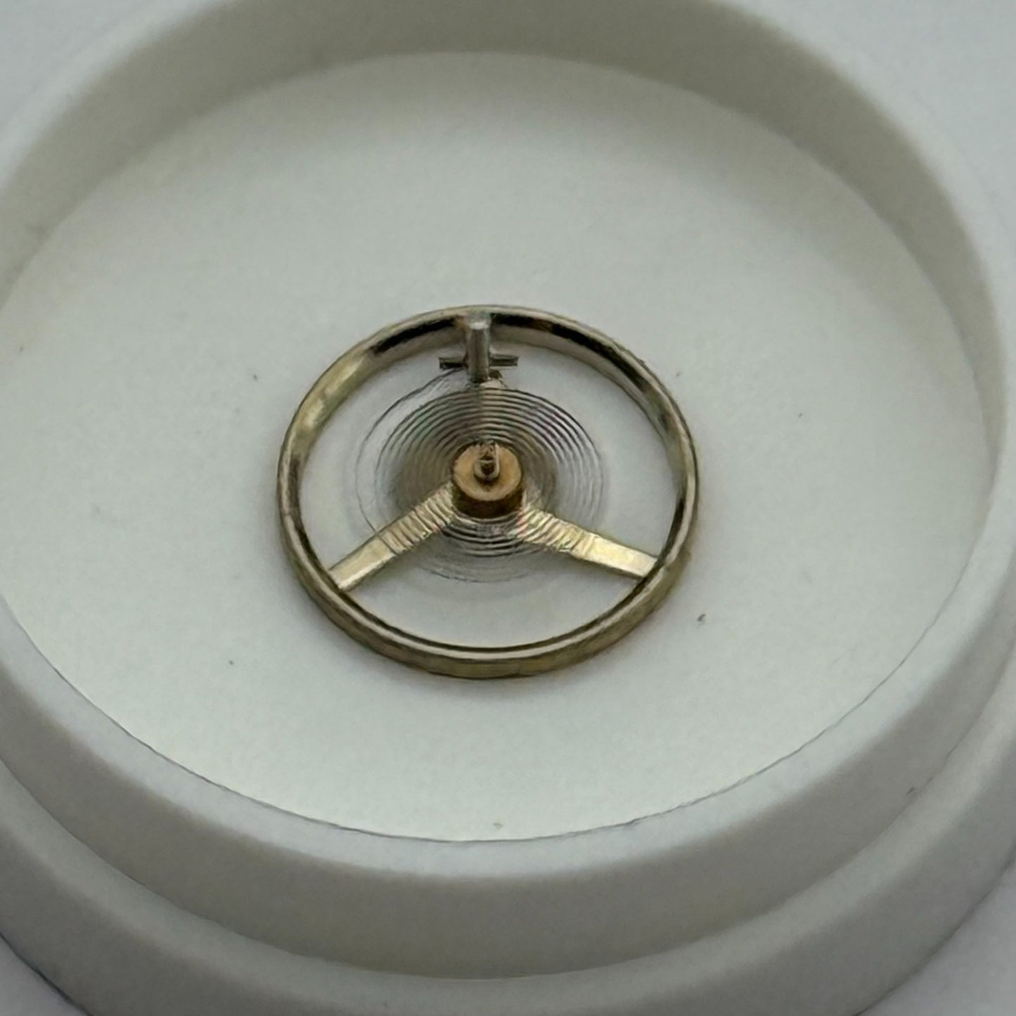 FHF 59-21 Balance Wheel Complete And Spring  1353 Watch Movement Parts NOS