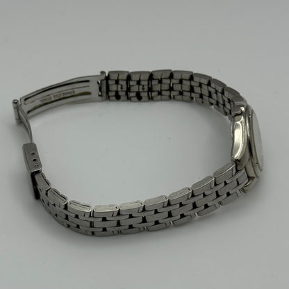 Lorus Lumibrite Ladies Quartz Watch Date Dial Silver Tone Bracelet Working 25mm