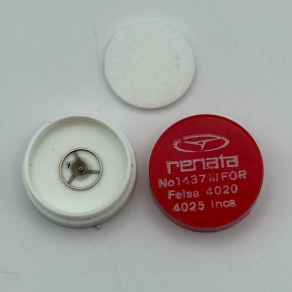 Felsa 4020 4025 Inca Balance Wheel Complete And Spring Watch Movement Parts