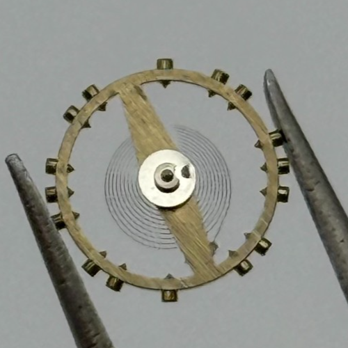 Felsa 64 Balance Wheel Complete And Spring 8 3/4'''  117 Watch Movement Parts