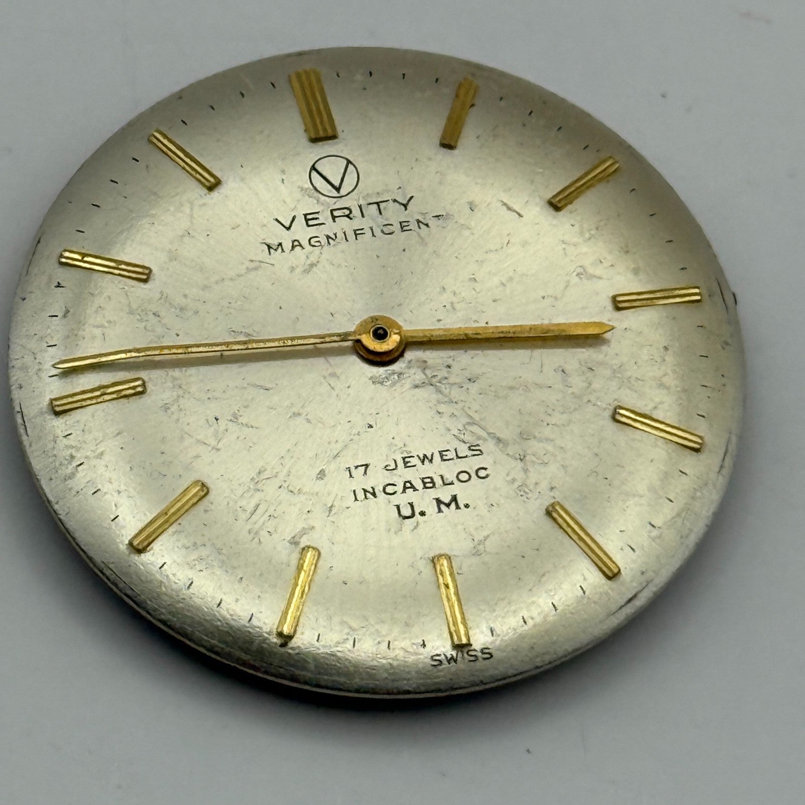 FHF 72 Watch Movement Verity Magnificent Manual Wind Vintage Parts Repair 25.9mm