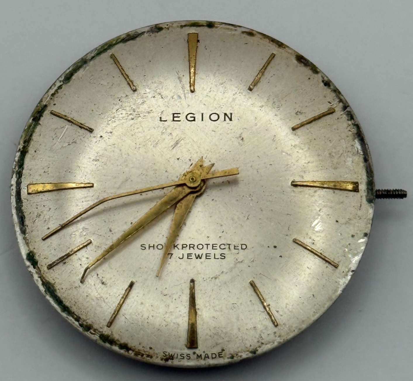 FHF ST 96 Watch Movement Legion Manual Wind Vintage Swiss Parts Repair 25.8mm