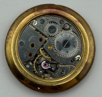 Majex Trebex 15 Jewels Watch Movement Manual Wind Vintage Parts Repair 32.9mm