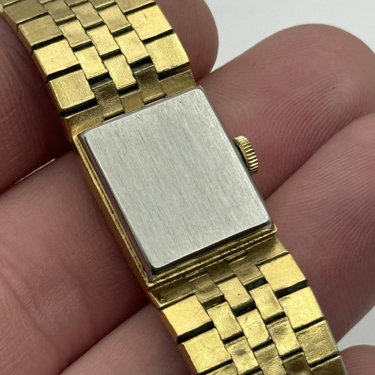 15mm Ladies Manual Wind Limit Gold Plated Swiss Watch NON WORKING
