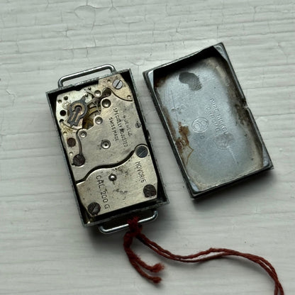 17mm Vintage Rio Oris Novoris Cal 200G Rectangle Manual Wind Watch PARTS REPAIR