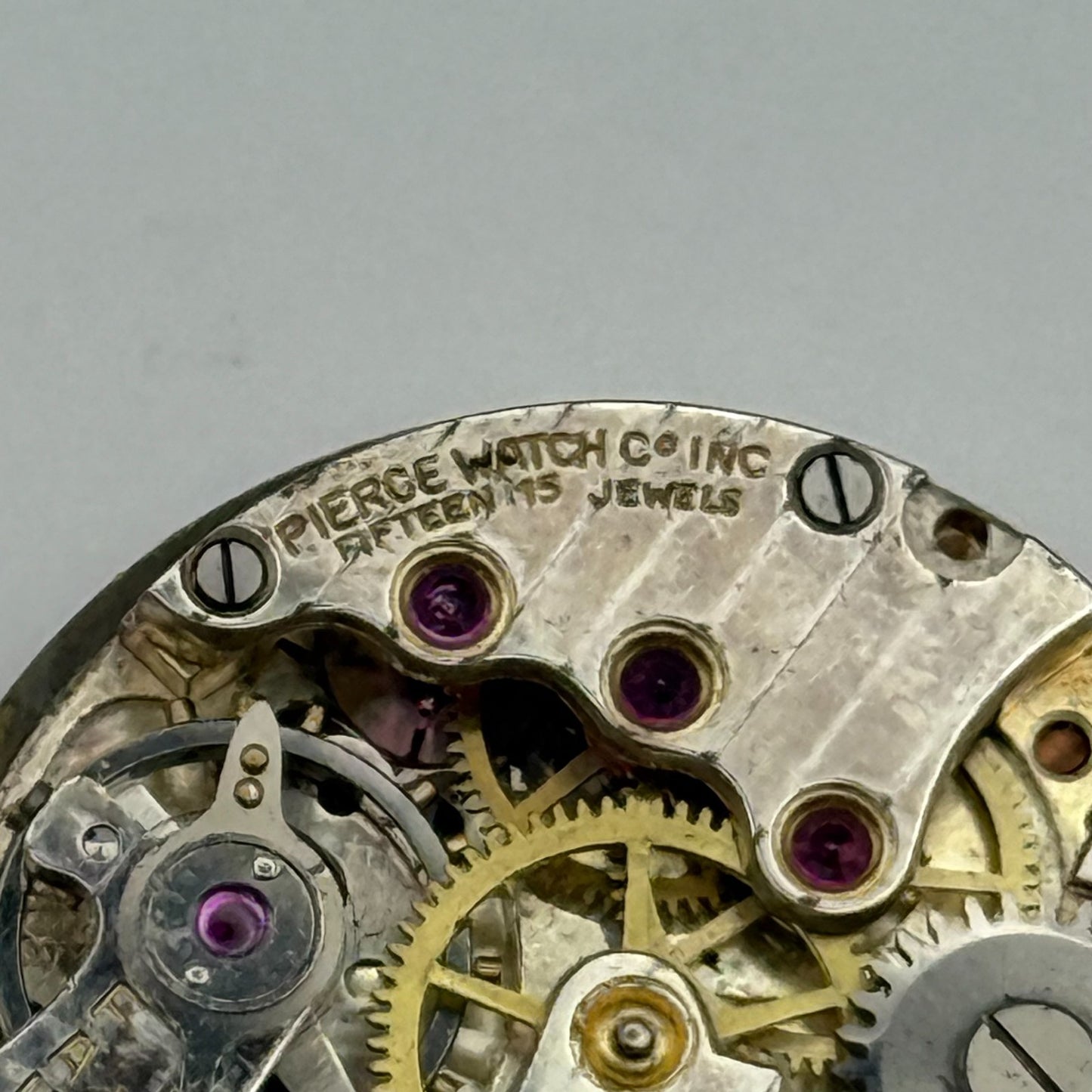 Majex Pierce 103 Watch Movement Running Manual Wind Vintage Parts Repair 23.6mm