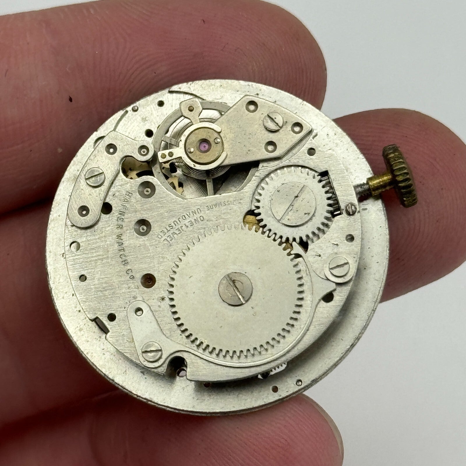 31mm Men's Lucerne BFG 866 Hafner Watch Co Swiss Manual Wind Watch Movement PART