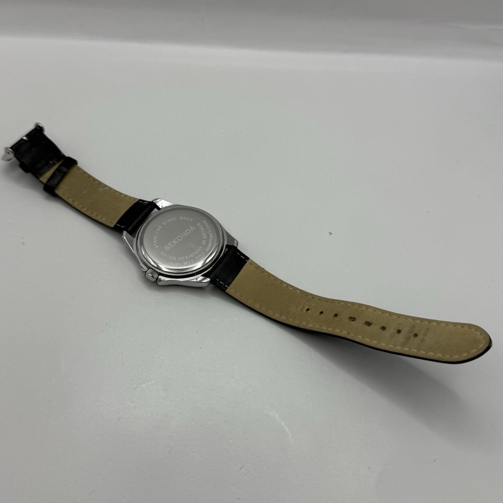 40mm Working Men’s Sekonda N3512 Blue 24 Hour Date Dial Stainless Quartz Watch