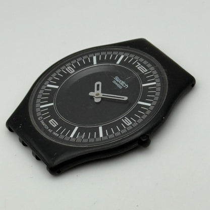 33mm Vintage 1999 Swatch SFB107G Noir De T Metal Watch UNTESTED PARTS REPAIR