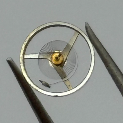 FHF 57 Balance Wheel Complete And Spring 6¾''' Inca 1612 M Watch Movement Parts 