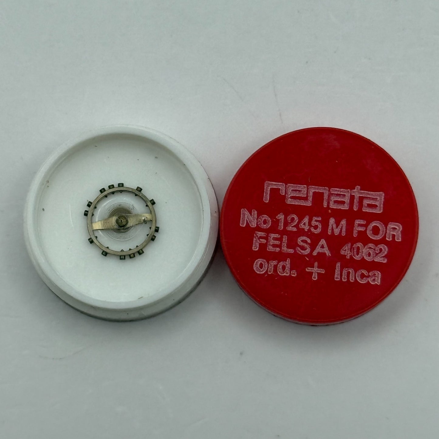 Felsa 4062 Balance Wheel Complete And Spring  1245 M Watch Movement Parts NOS