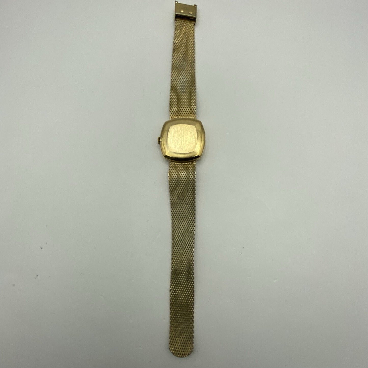 27mm Ladies Manual Wind RUNS BUT STOPS Regency Milanese Gold Tone Watch