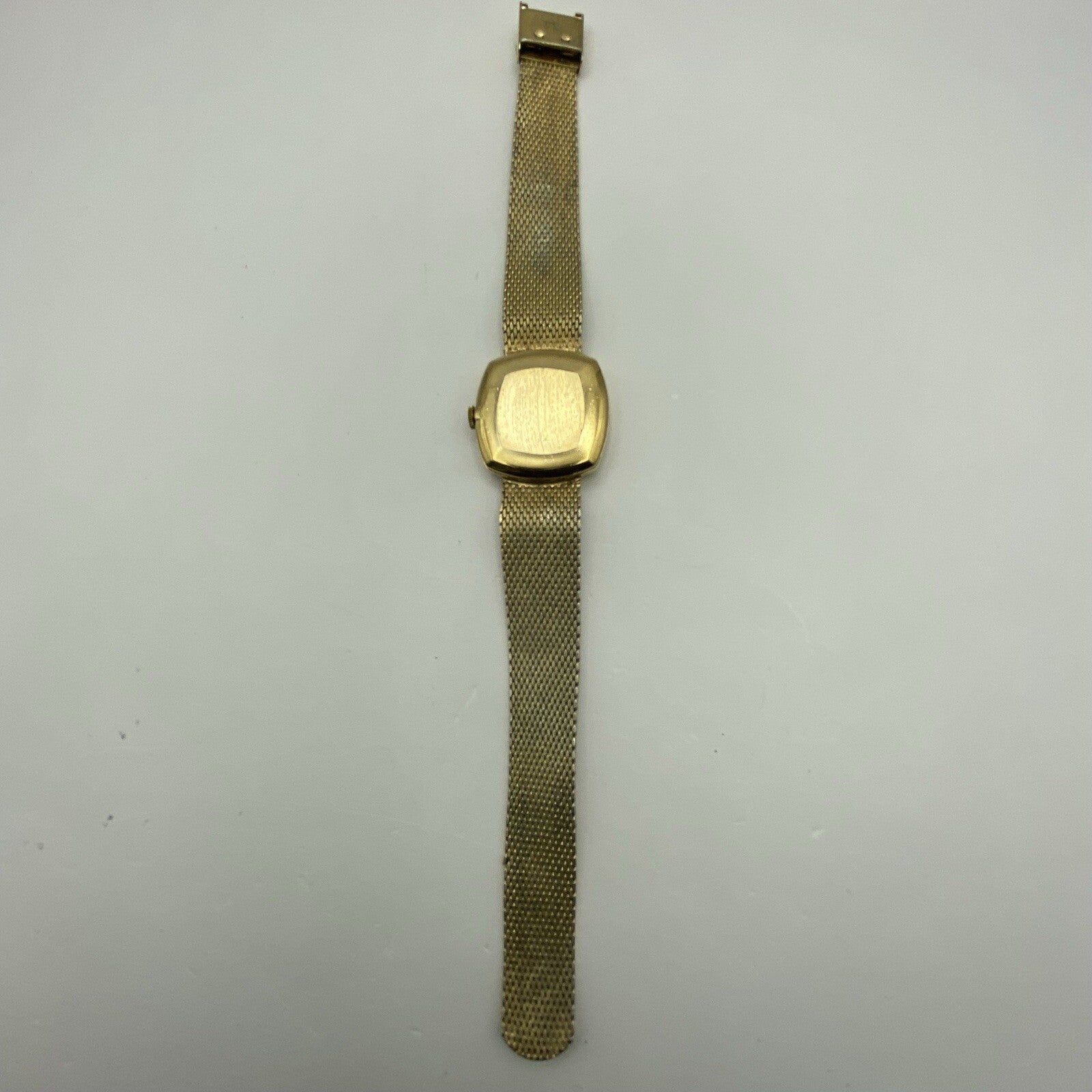 27mm Ladies Manual Wind RUNS BUT STOPS Regency Milanese Gold Tone Watch