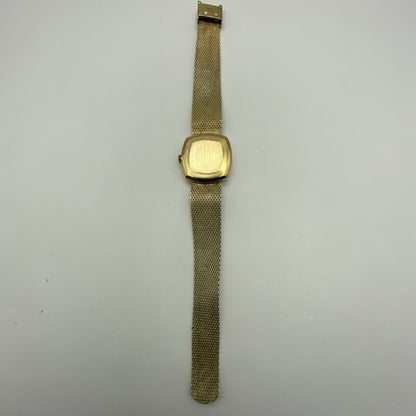27mm Ladies Manual Wind RUNS BUT STOPS Regency Milanese Gold Tone Watch