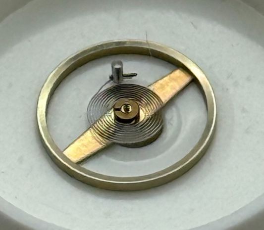 Amida 580 585 Balance Wheel Complete And Spring 1389 Watch Movement Parts NOS