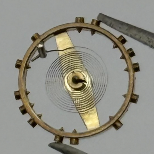 Peseux 220 Balance Wheel Complete And Spring 8 3/4''' 282 M Watch Movement Parts