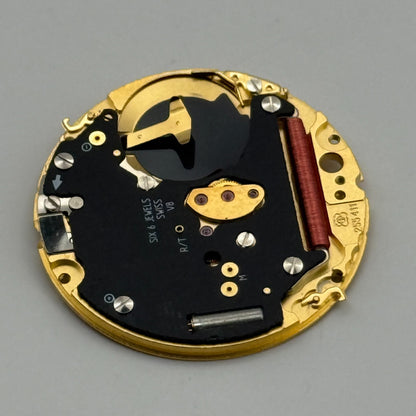 ETA 255.411 Quartz Watch Movement 6 Jewels Swiss Vintage Parts Repair 23.8mm