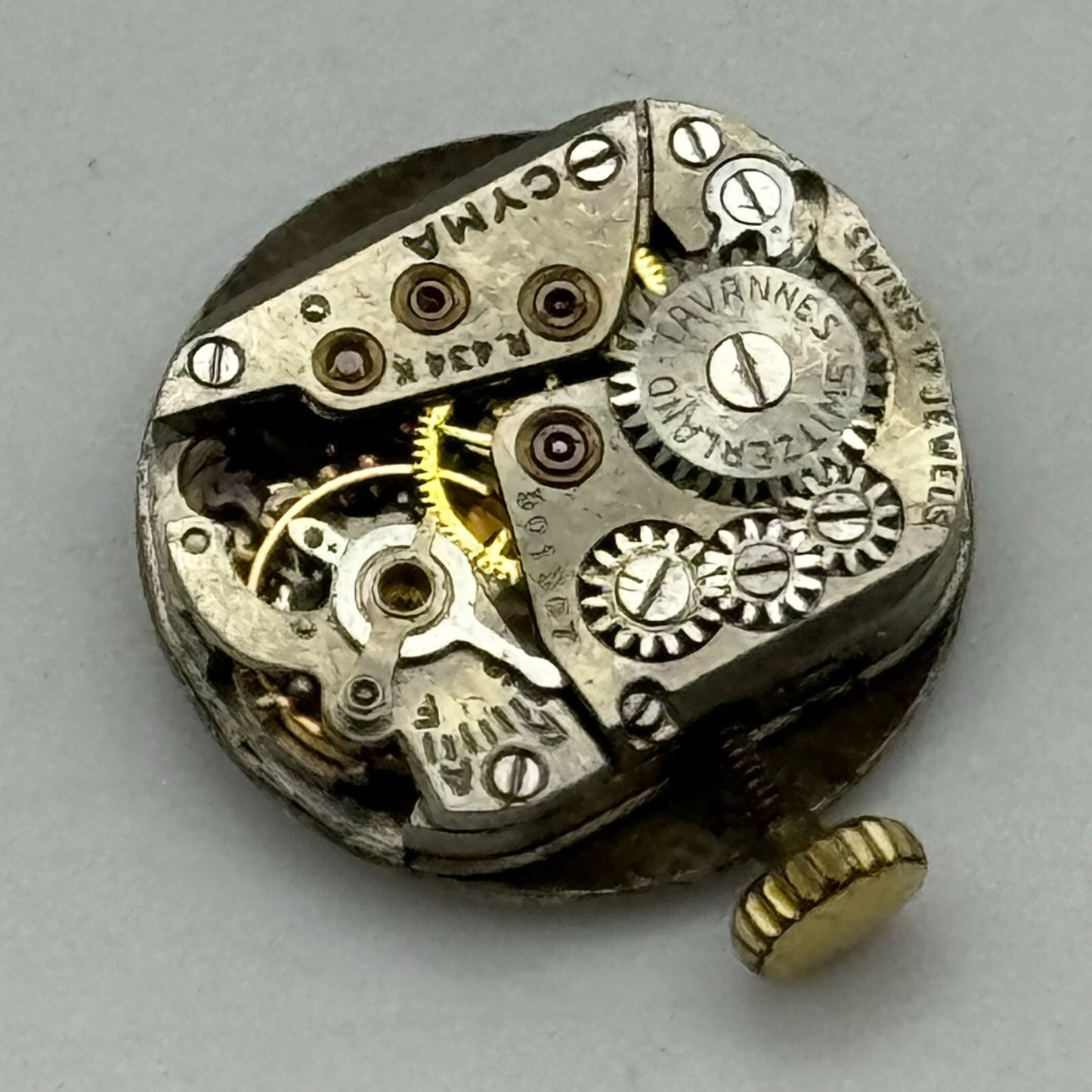 11.6mm Ladies Cyma Tavannes 434K Swiss Manual Wind Watch Movement PARTS SPARES